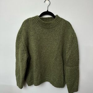 Olive green sweater